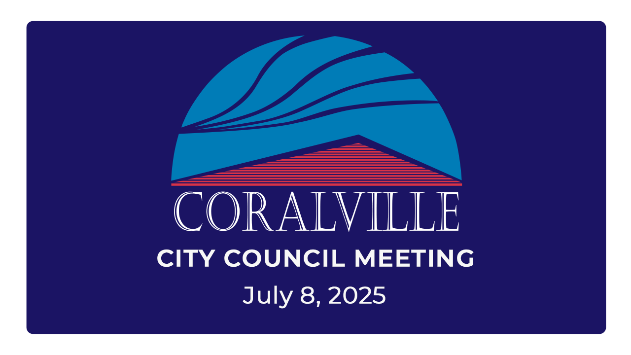 Coralville City Council Meeting (July 8, 2025)