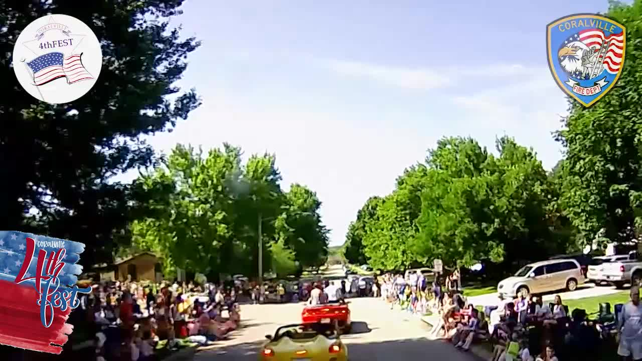 Navigate to 4thFest 2019 Fire Truck Dash Cam Time Lapse